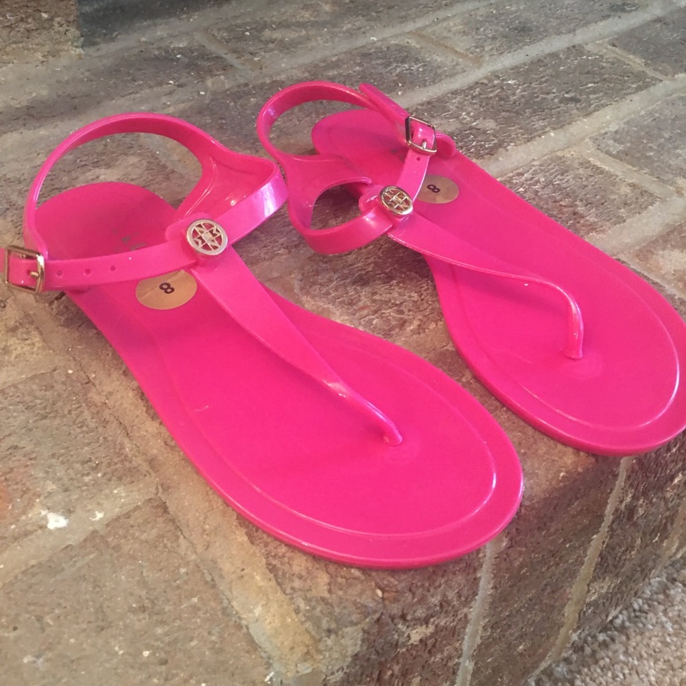 NICOLE MILLER NEW YORK hot pink🌺 sandals